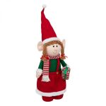 Dekoracja świąteczna Dziewczynka Elf stojąca regulowana 110 cm - Atmosphera 2