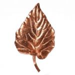 Świecznik Leaf big miedziany dekoracja  - Inart 1