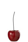 Dekoracja wiśnia Cherry shine czerwona - J-Line 1