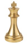 Dekoracyjna figura szachowa zlota Król 70 cm 1