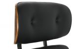 Designerski fotel Lounge Look z podnóżkiem - Item International 5