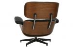 Designerski fotel Lounge Look z podnóżkiem - Item International 4