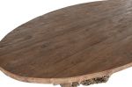 Designerski stół z drewna z podstawą z korzenia - Item International 4