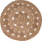 Dywan Boho ażurowy z juty 120cm - Koopman 1