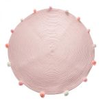 Dywan z pomponami różowy - Atmosphera 1