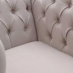 Fotel Karl w typie Chesterfield elegancki - Inart 5