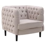 Fotel Karl w typie Chesterfield elegancki - Inart 1