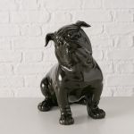 Figura dekoracyjna Bulldog Bully czarny  - Boltze 6
