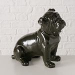 Figura dekoracyjna Bulldog Bully czarny  - Boltze 4
