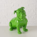 Figura dekoracyjna Bulldog Bully zielony - Boltze 6