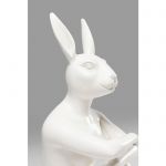Figura dekoracyjna Gangster Rabbit biała - Kare Design 3
