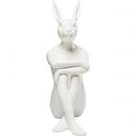 Figura dekoracyjna Gangster Rabbit biała - Kare Design 2