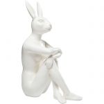 Figura dekoracyjna Gangster Rabbit biała - Kare Design 1