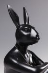 Figura dekoracyjna Gangster Rabbit czarna 5