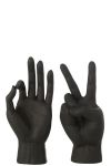 Figura dekoracyjna Hand black 1