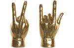 Figura dekoracyjna Hand złota 2