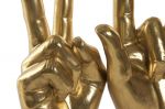 Figura dekoracyjna Hand złota 3