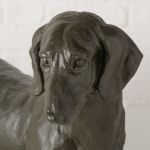 Figura dekoracyjna Jamnik Wuffy czarny - Boltze 4