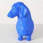 Figura dekoracyjna Jamnik Wuffy niebieski - Boltze 3