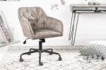 Fotel biurowy Dutch Comfort taupe  - Invicta Interior 1