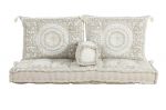 Fotel Boho Nest dwuosobowy beżowy - Item International 1