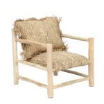 Fotel Boho z rafii - Bazar Bizar 1