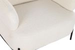 Fotel Boucle lounge biały - Item International 5