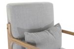 Fotel bujany Linen szary - Item International 4