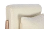 Fotel bujany Boucle biały creme - Item International 4