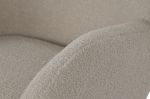 Fotel bujany Cloudy boucle beż - Item International 6