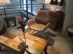 Fotel bujany Rocking Chair Florida brązowy  - Kare Design 7