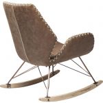 Fotel bujany Rocking Chair Florida brązowy  - Kare Design 3