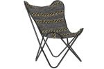 Fotel Butterfly etno czarny - Item International 1