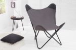 Fotel Butterfly Fabric szary  - Invicta Interior 2
