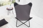 Fotel Butterfly Fabric szary  - Invicta Interior 3