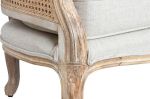 Fotel drewniany sofa Roof Stylized natur z plecionką wiedeńską  - Item International 8