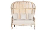 Fotel drewniany sofa Roof Stylized natur z plecionką wiedeńską  - Item International 1