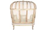 Fotel drewniany sofa Roof Stylized natur z plecionką wiedeńską  - Item International 4
