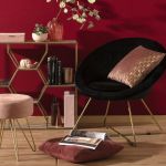 Fotel Event aksamitny czarny - Atmosphera 2