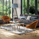 Fotel Event aksamitny orange - Atmosphera 2