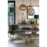 Fotel Geo aksamitny zielony - Light & Living 7