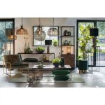 Fotel Geo aksamitny zielony - Light & Living 4