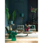 Fotel Geo aksamitny zielony - Light & Living 10