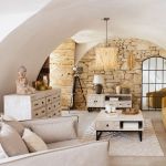 Fotel Heaven rustykalny lniany beżowy - Atmosphera 3