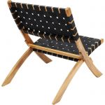 Fotel krzesło składane Ipanema czarne - Kare Design 5