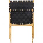 Fotel krzesło składane Ipanema czarne - Kare Design 2
