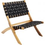 Fotel krzesło składane Ipanema czarne - Kare Design 3