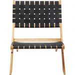 Fotel krzesło składane Ipanema czarne - Kare Design 1