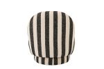 Fotel Lounge Stripes czarny 6