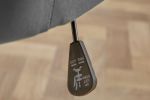 Fotel Lounger regulowany szary - Invicta Interior 8